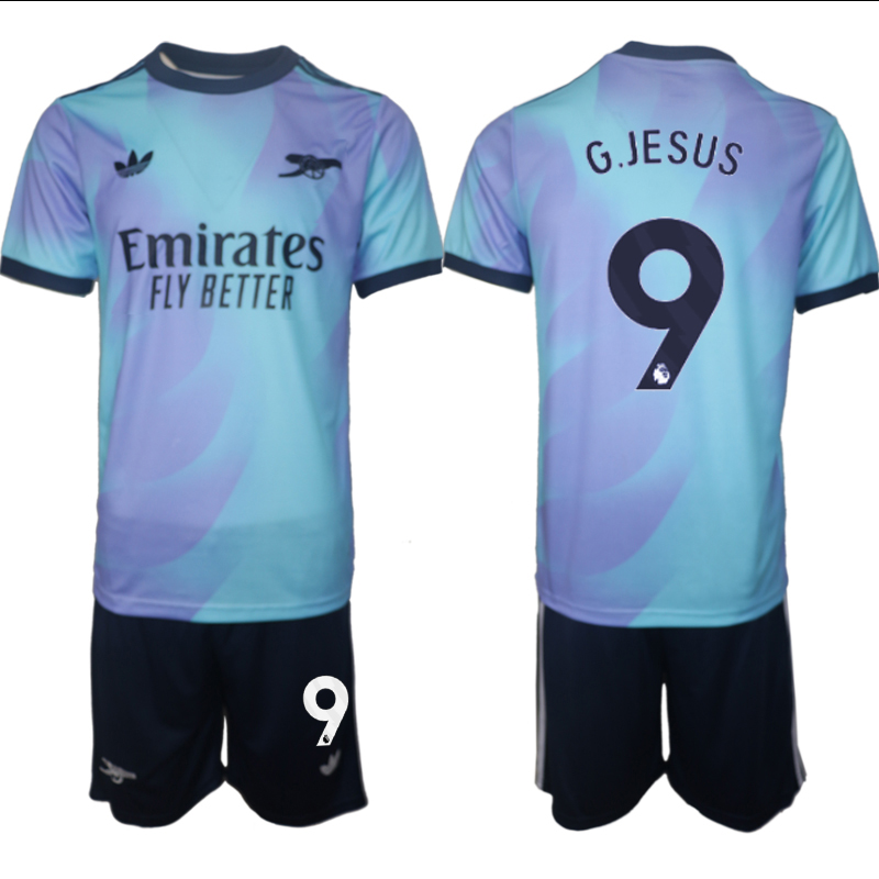 Men 2024-2025 Club Arsenal away Purple blue #9 Soccer Jersey->indianapolis colts->NFL Jersey